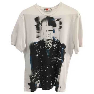 Pre-owned Msgm White Cotton T-shirt