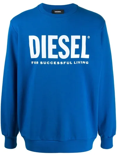 Diesel Gir Division Sweatshirt In Blue