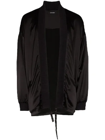 Nahmias Drawstring Kimono Jacket In Black