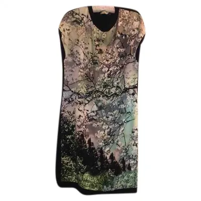 Pre-owned Mary Katrantzou Silk Dress In Multicolour