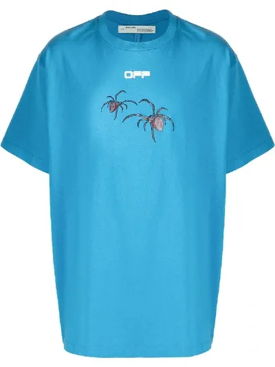 Off-white 'spider Arrows' T-shirt In Blue