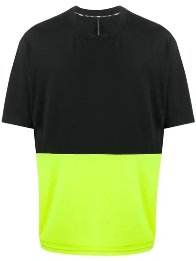 Blackbarrett Colour Block T-shirt In Black