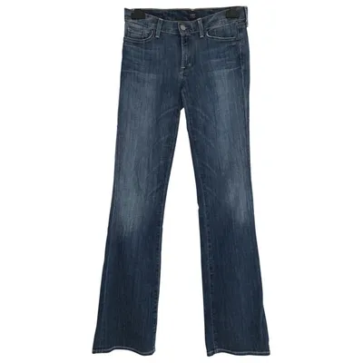 Pre-owned Citizens Of Humanity Blue Cotton - Elasthane Jeans