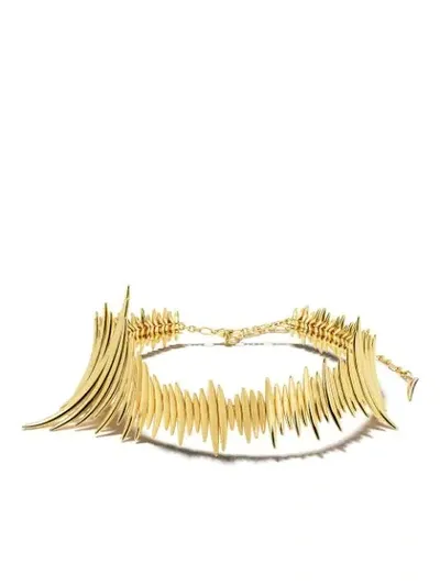 Shaun Leane Multi Quill Necklace In Gold