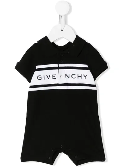 Givenchy Babies' Logo Print Shorties In Black