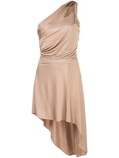 Alexis Mellie High-low Dress In Neutrals