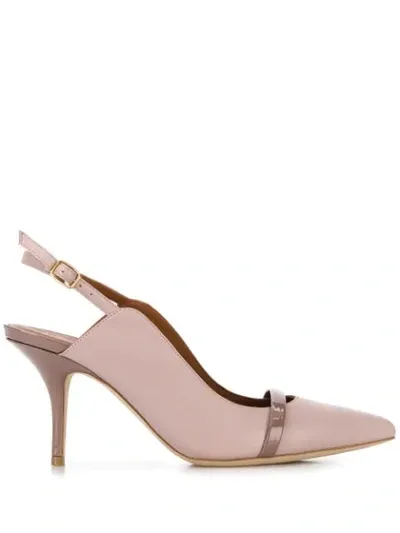 Malone Souliers Marion Pointed-toe Pumps In Pink