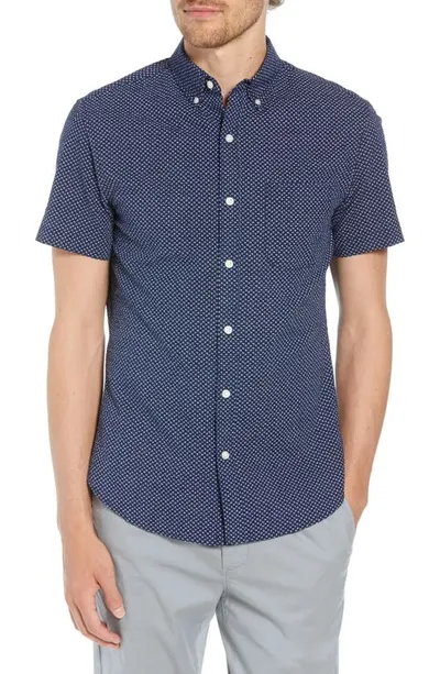 Bonobos Slim Fit Poppy Print Shirt In Duane Flower Deep Pacific