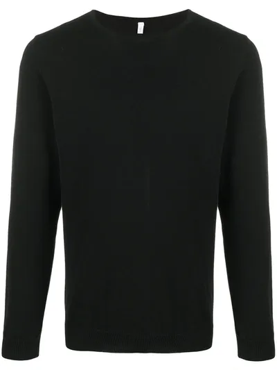 Cenere Gb Round Neck Jumper In Black