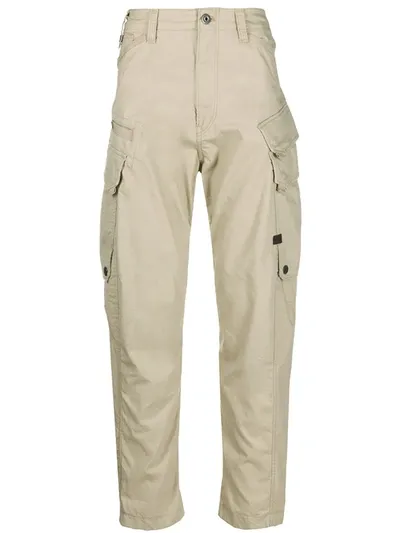 G-star Raw Droner Relaxed Regular Fit Tapered Pants In Khaki In Neutrals