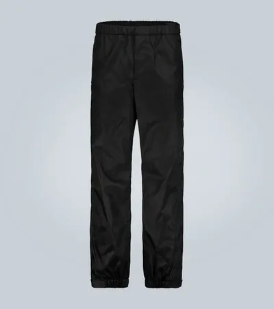 Prada Technical Sweatpants With Logo