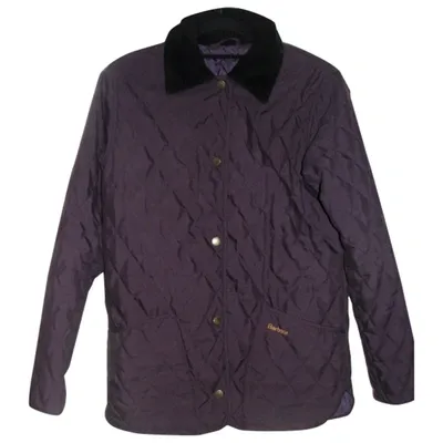 Pre-owned Barbour Short Vest In Purple