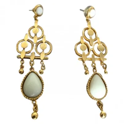 Pre-owned Ben-amun Earrings In Gold