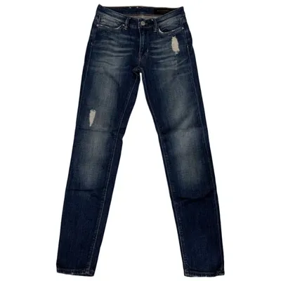 Pre-owned Allsaints Slim Jeans In Blue