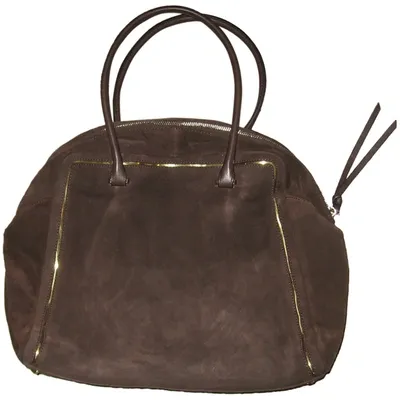 Pre-owned Coccinelle Leather Handbag In Brown