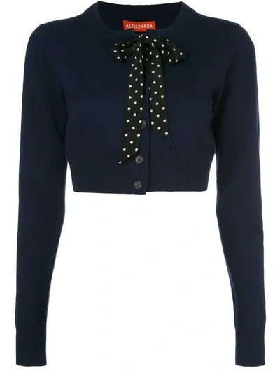 Altuzarra Trocadero Cardigan In Blue