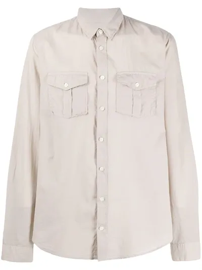 Zadig & Voltaire Long Sleeve Shirt In Neutrals