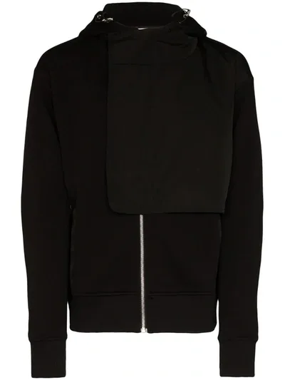 Alyx Storm Flap Hooded Cotton Jacket In Black