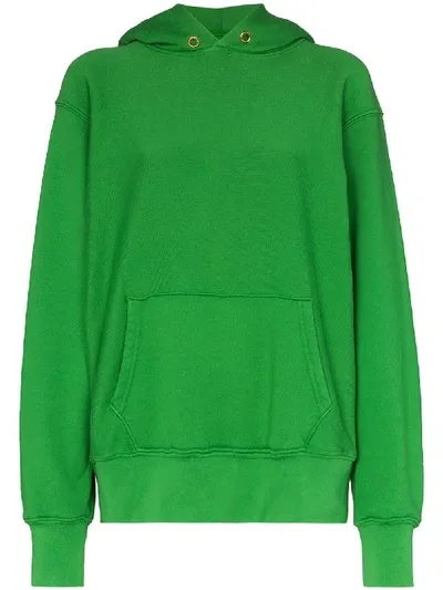 Les Tien Cotton Hoodie In Green