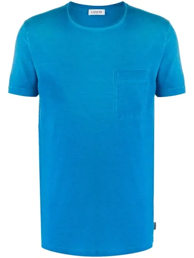 Lanvin T-shirt In Blue Cotton