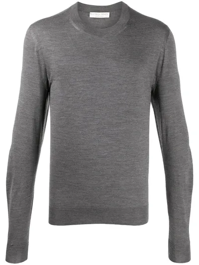 Bottega Veneta Pullover Mit Rundhalsausschnitt In Grey