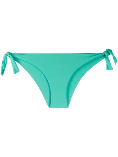 Fisico Logo Patch Bikini Bottoms In Blue