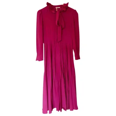 Pre-owned Co Maxi Dress In Pink