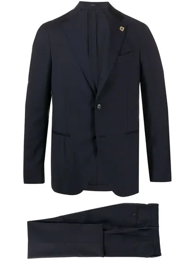 Lardini Two Piece Suit In Blue