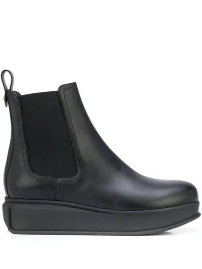 Ferragamo Chelsea Boots In Black