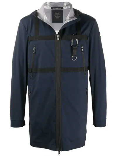 Colmar Utility Hooded Parka In Blue