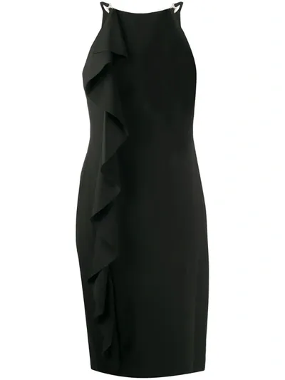 Lauren Ralph Lauren Fernanda Ruffled Dress In Black