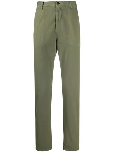 Incotex Slim-fit Trousers In Green