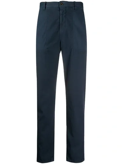 Incotex Slim-fit Trousers In Blue