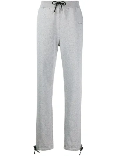 Alyx Embroidered Logo Track Pants In Grey