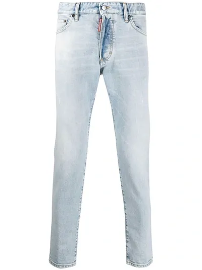 Dsquared2 Skinny Dan Jeans In Blue