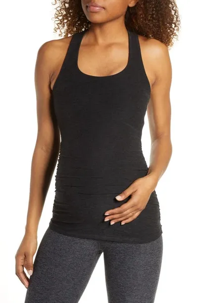 Beyond Yoga Racerback Maternity Camisole In Darkest Night