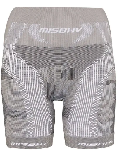 Misbhv Military Knit Cycling Shorts In Green