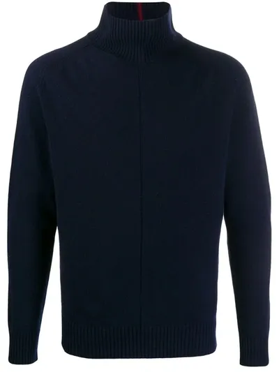 Paul Smith Roll-neck Sweater In Blue