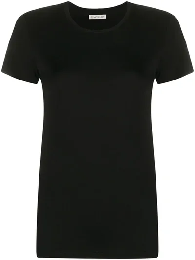 Moncler Round-neck T-shirt In Black