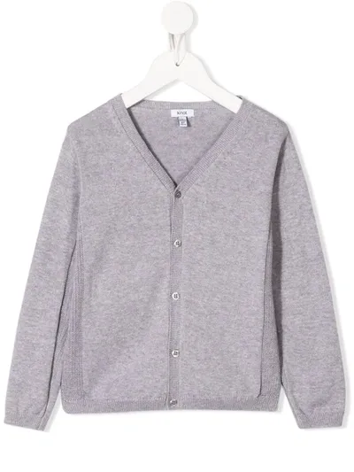 Knot Kids' Vicent Knitted Jacket In Grey