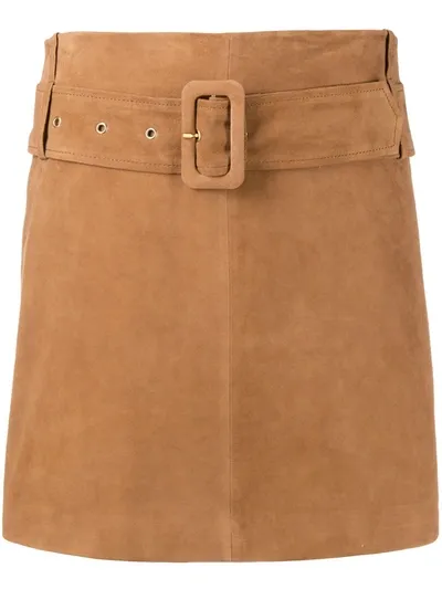 Arma Juliane Straight Skirt In Cigar