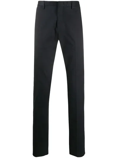 Paul Smith Mid-rise Tailored Trousers In Blue