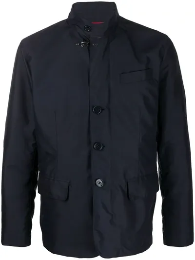 Fay Lightweight Zipped Jacket In Blue