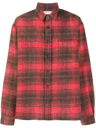 John Elliott Hemi Oversized Shirt In Red