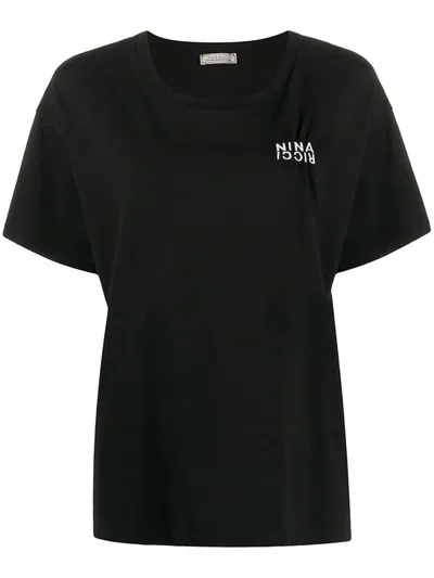 Nina Ricci Oversized T-shirt In Black