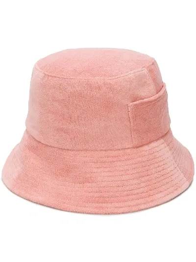 Lack Of Color Wave Pink Terry Bucket Hat