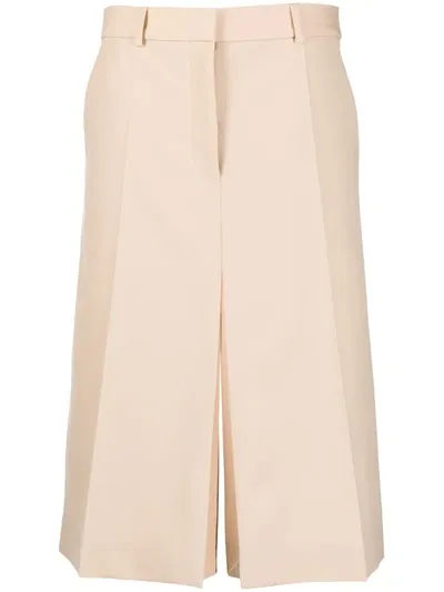 Stella Mccartney Pink Alisha Tailored Skirt In Beige