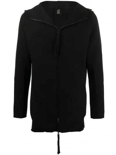 Thom Krom Zipped Long-sleeve Hoodie In Black