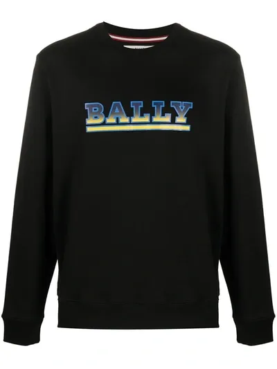 Bally B Graphic Logo Sweatshirt In Black