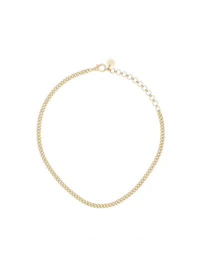 Shay 18k Yellow Gold Baby Link Diamond Choker Necklace